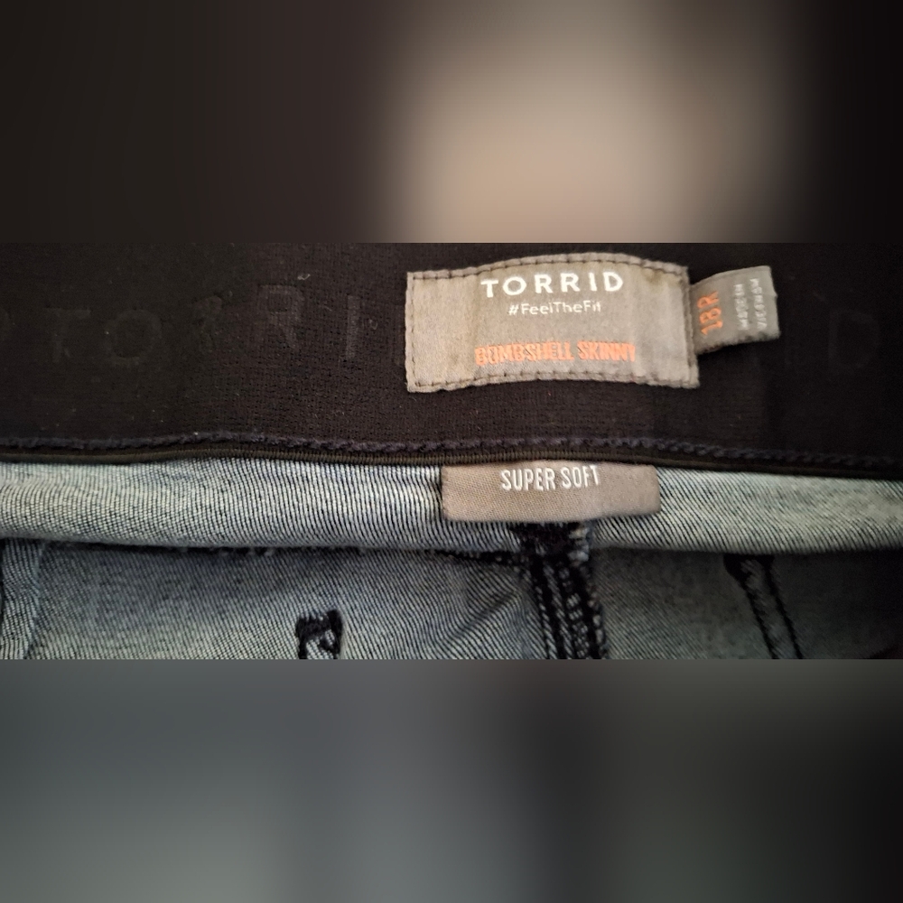 Torrid bombshell skinny womens jeans size 18R casual office boho - Picture 3 of 9